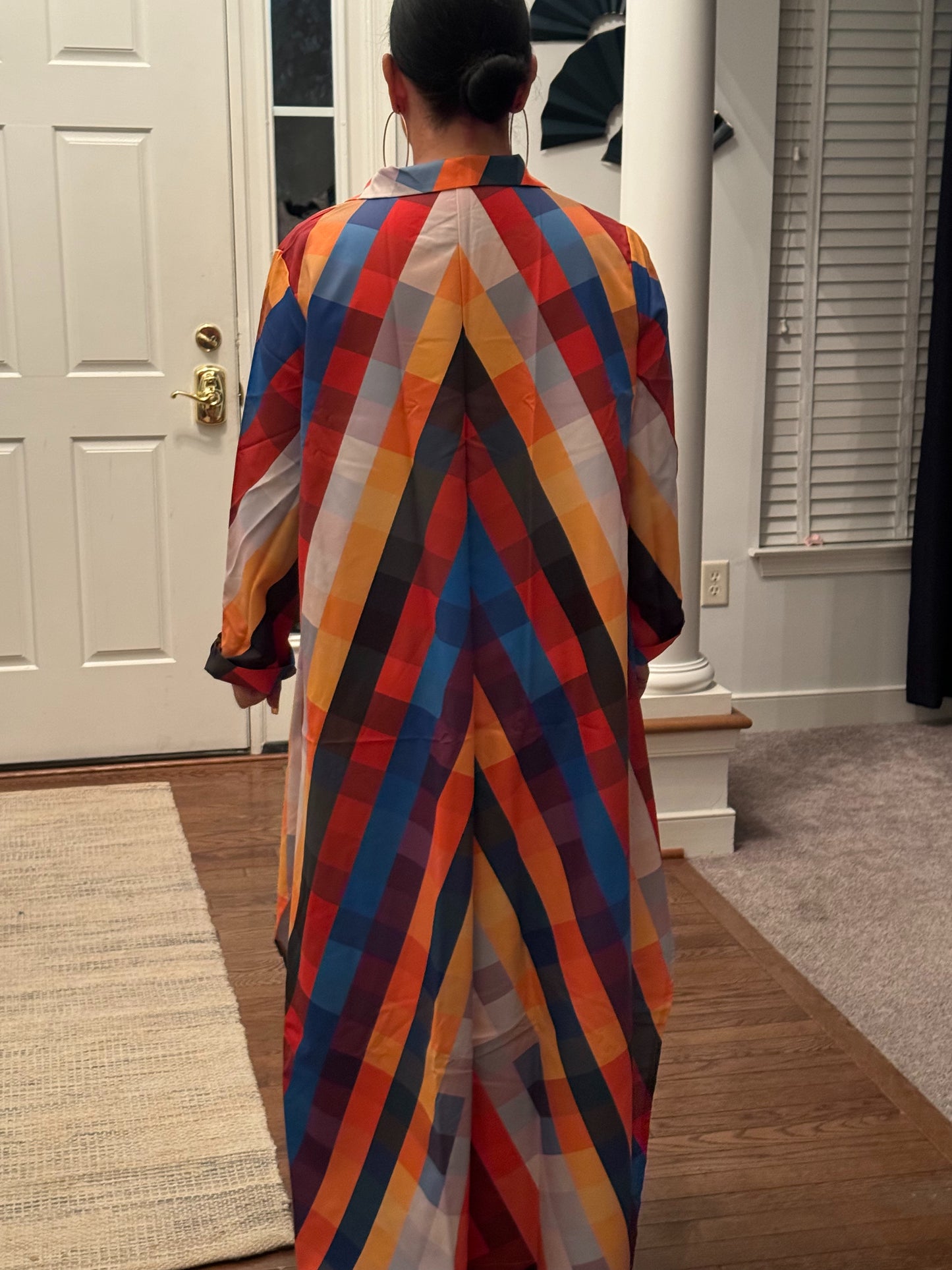Fall In Love | Colorful V Neck Maxi