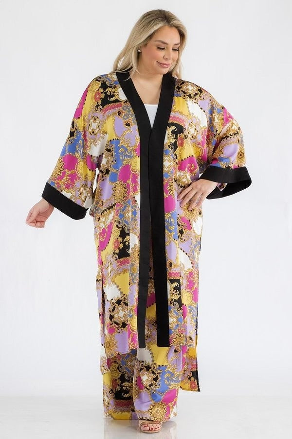 Versace-like | Two-Piece Kimono Set