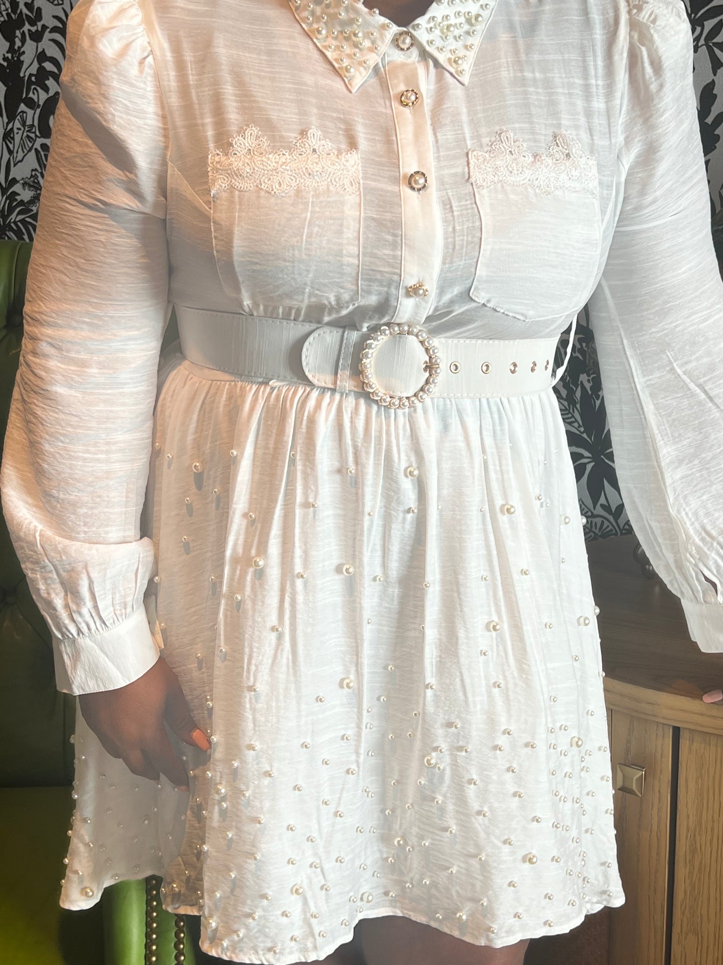 Precious Pearl | Babydoll Dress