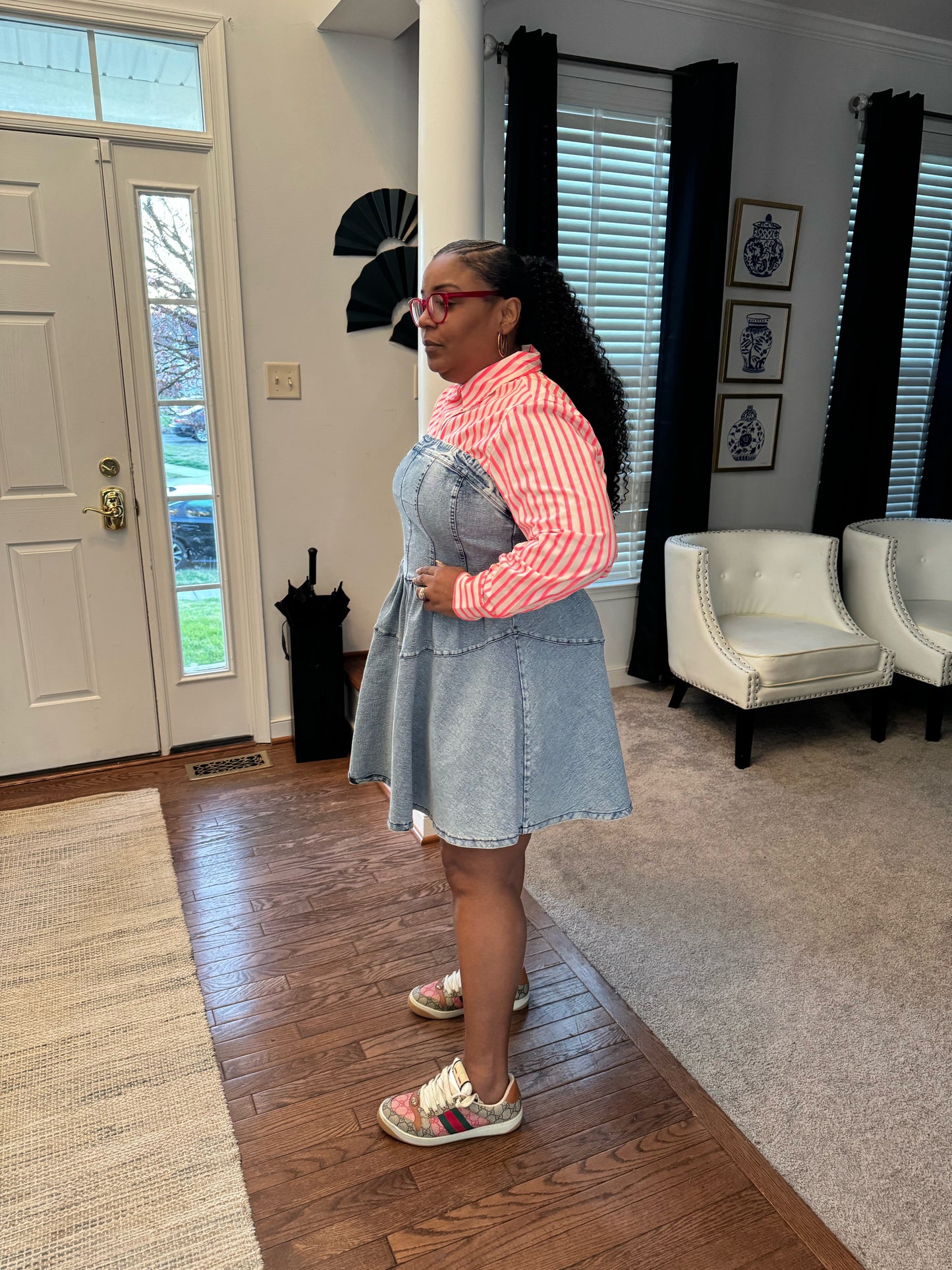 Fun & Flirty | Denim Tube Dress