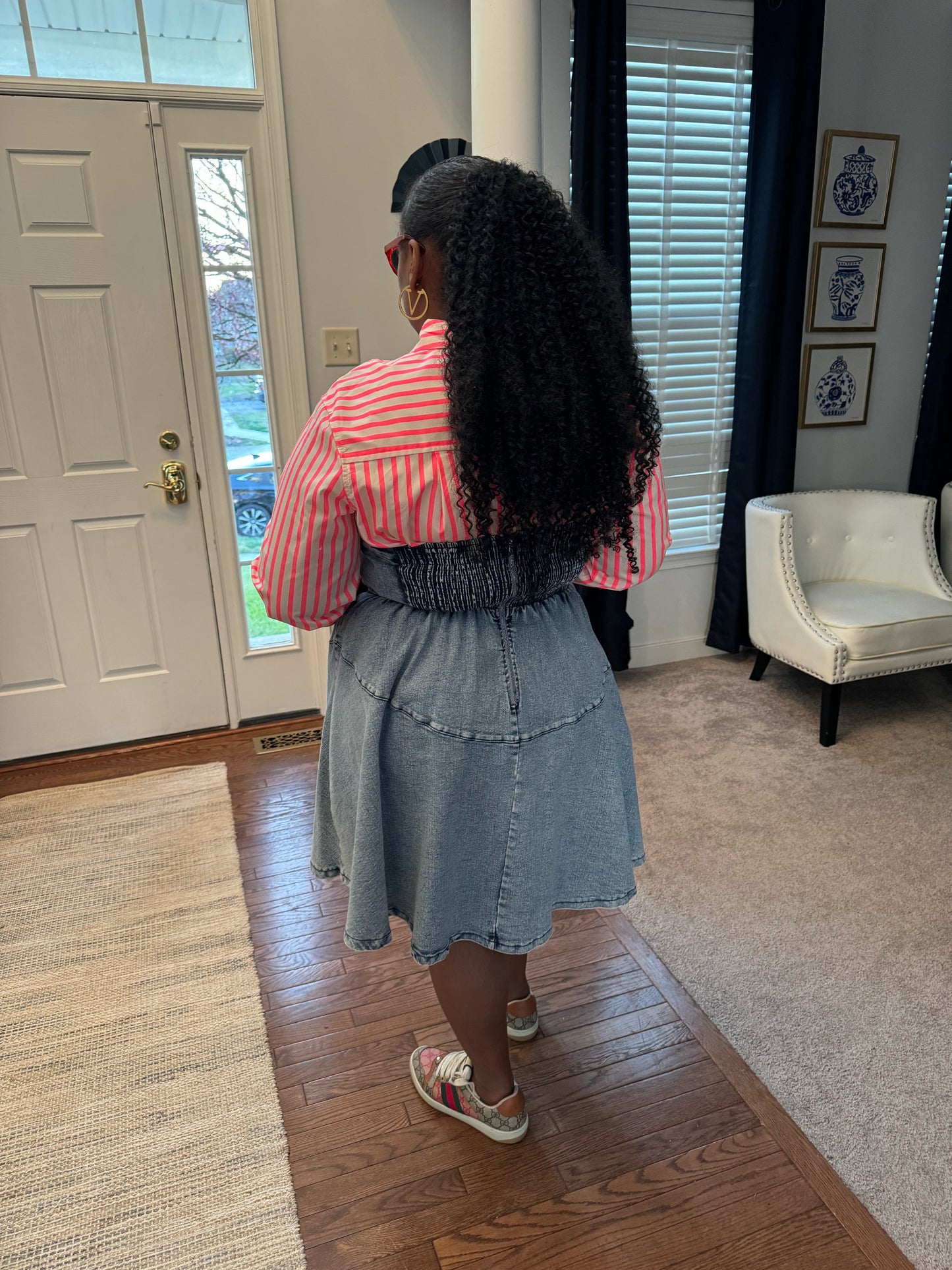 Fun & Flirty | Denim Tube Dress