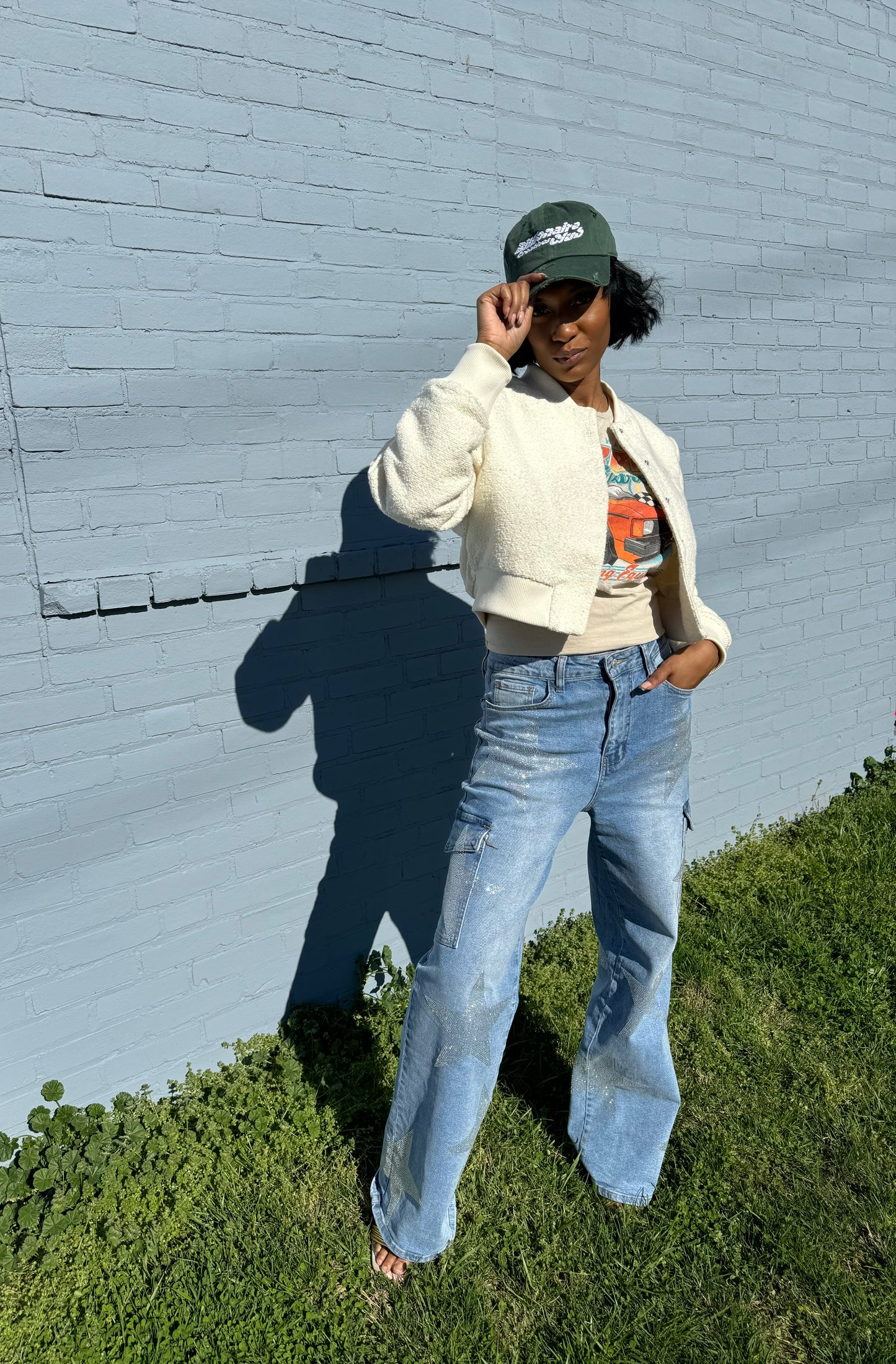 Girl You're a Star | Denim Cargo