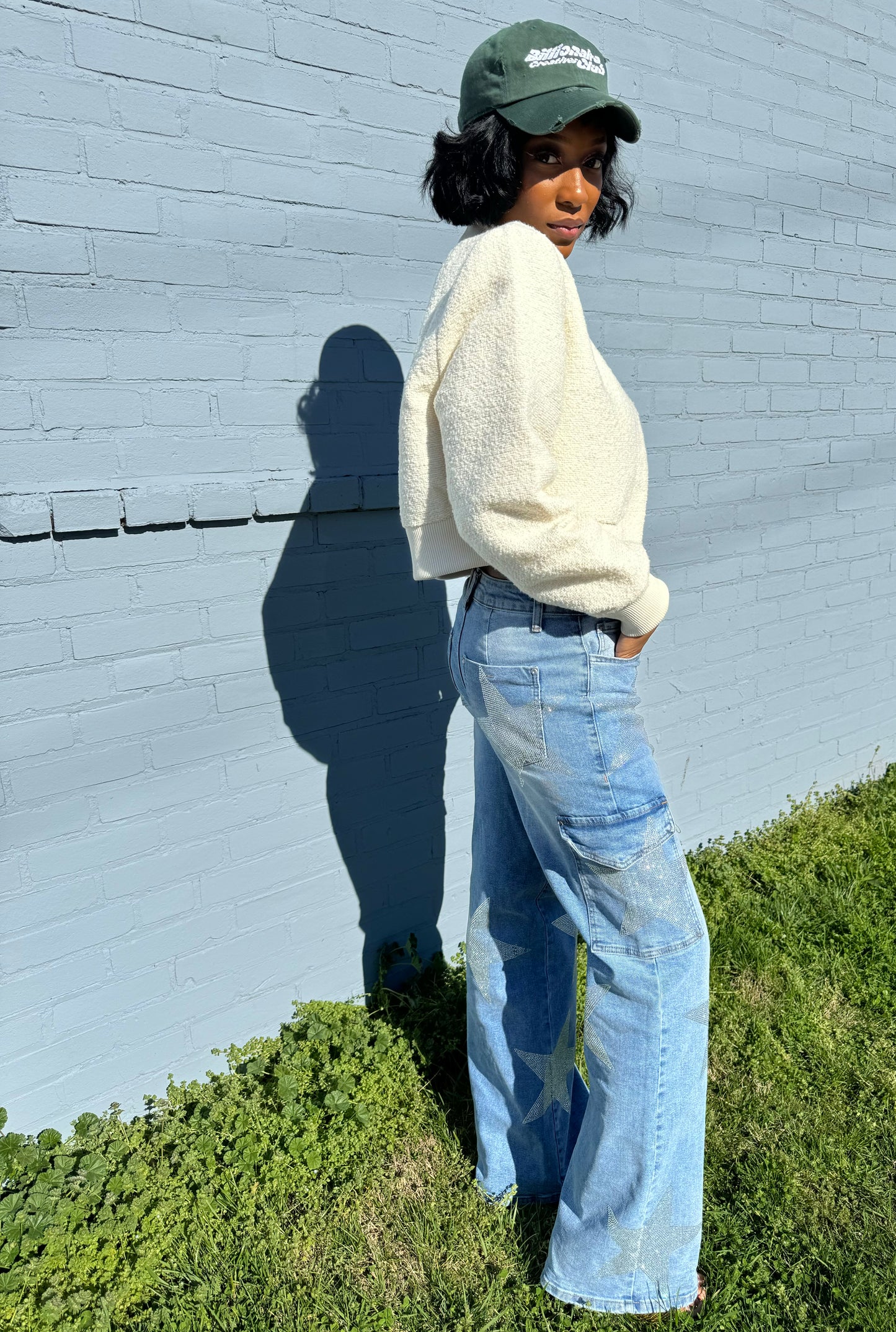 Girl You're a Star | Denim Cargo
