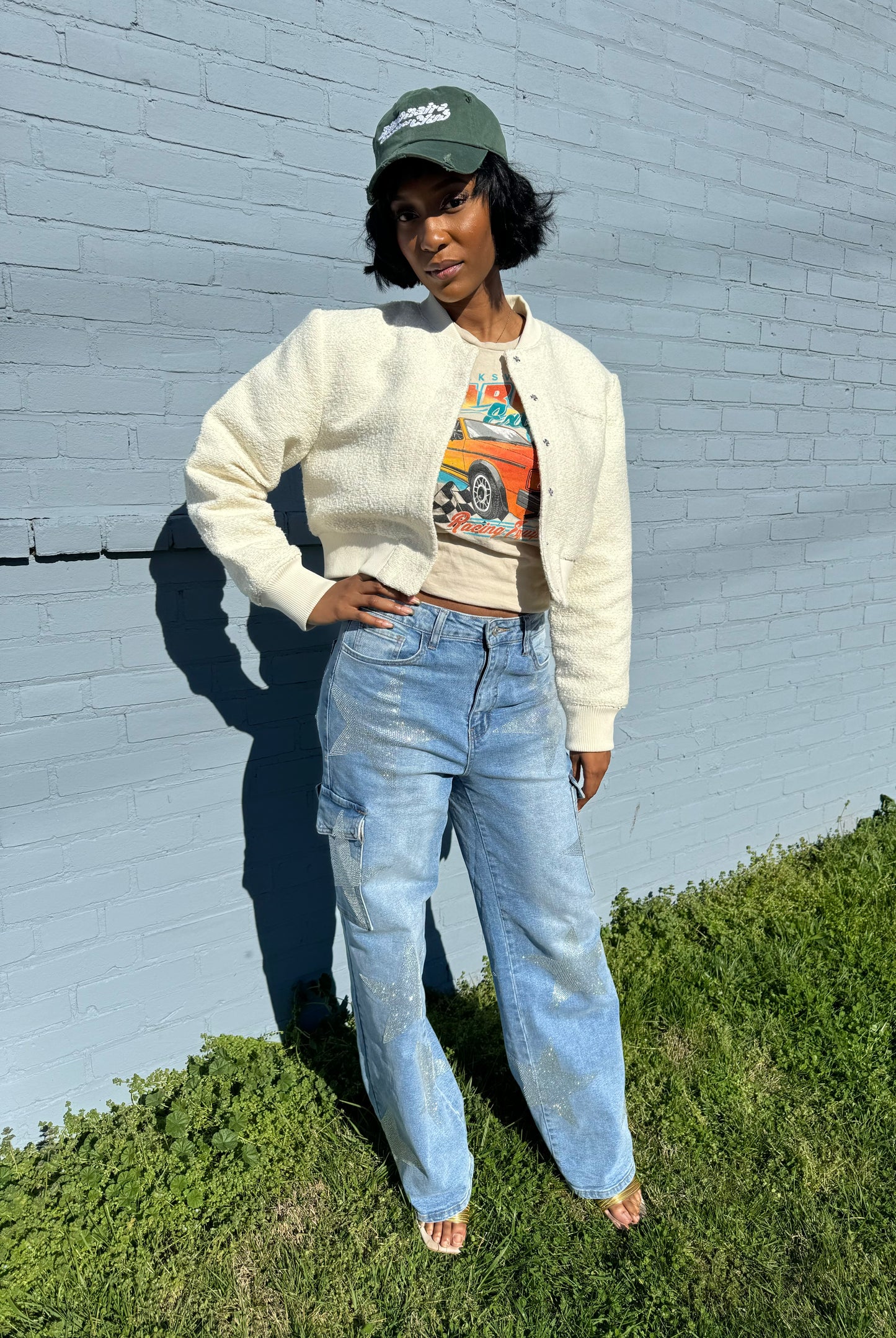 Girl You're a Star | Denim Cargo
