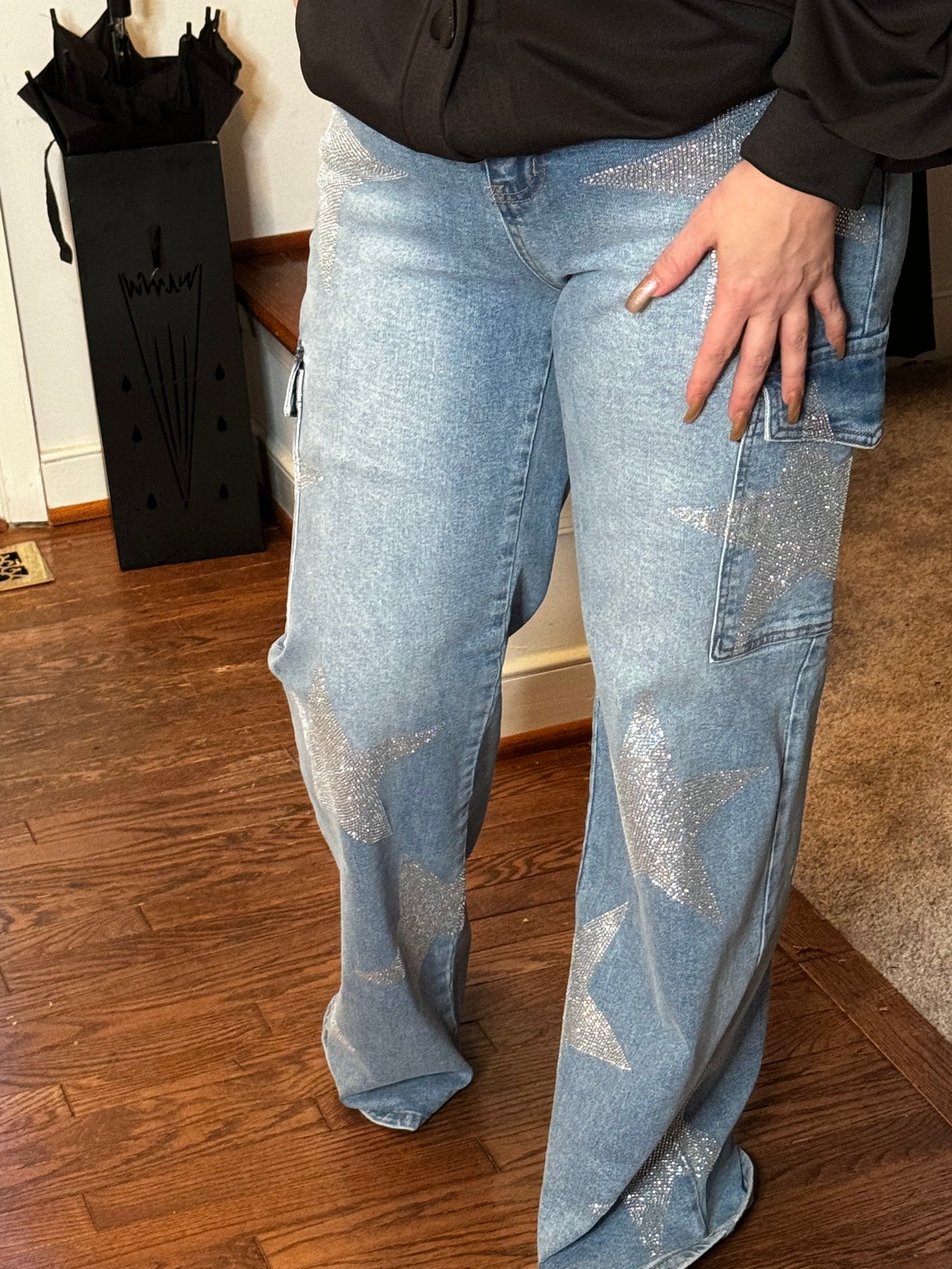 Girl You're a Star | Denim Cargo