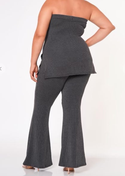 Cute and Comfy | Tube Top and Flare Set