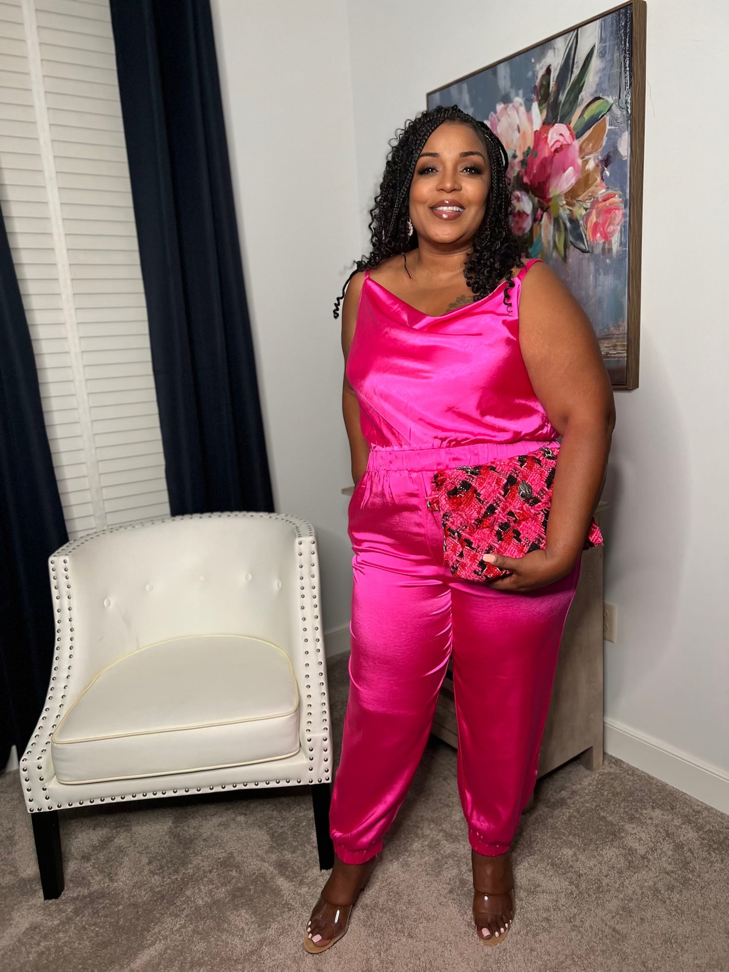 Pink and Pearls | Jumpsuit